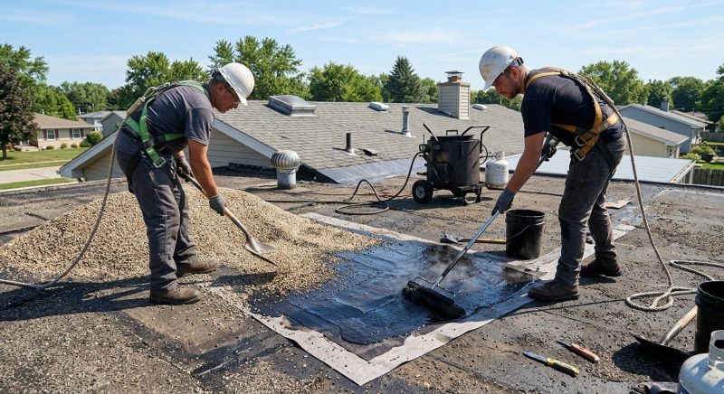 Tar And Gravel Roof Repair in Burlington County, NJ