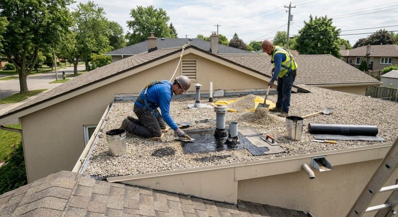 Tar And Gravel Roof Repair in Burlington County, NJ
