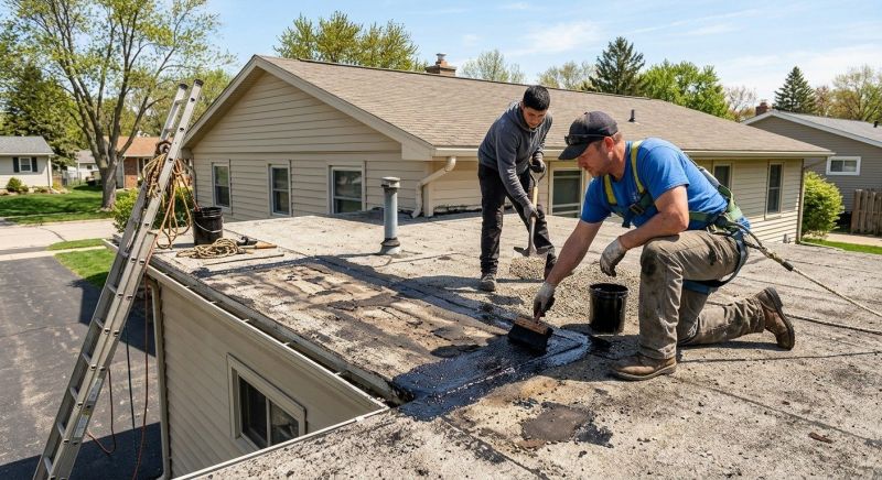 Tar And Gravel Roof Repair in Cheltenham, PA
