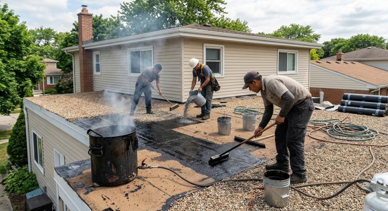 Tar And Gravel Roof Repair in Lafayette Hill, PA