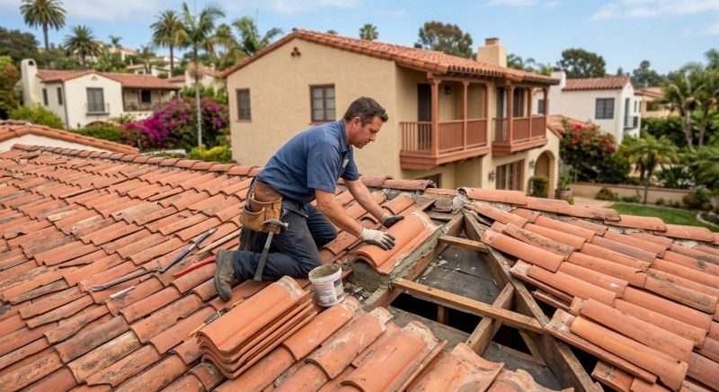 Tile Roof Repair in Cheltenham, PA