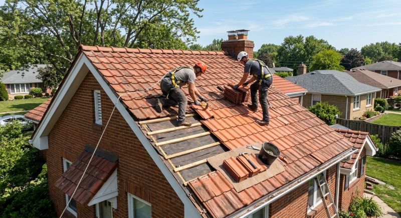 Tile Roof Repair in Drexel Hill, PA