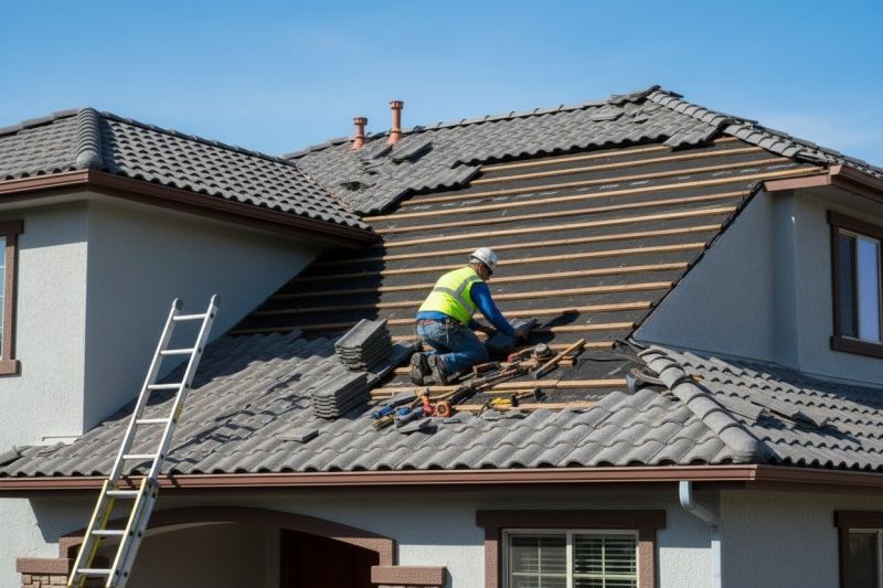 Tile Roof Repair in Glenolden, PA
