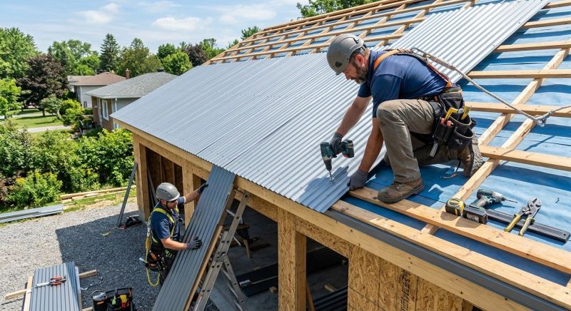 Tin Roof Installation in Delaware County, PA