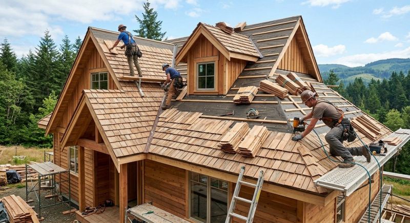 Wood Roofing Installation in Franklinville, NJ
