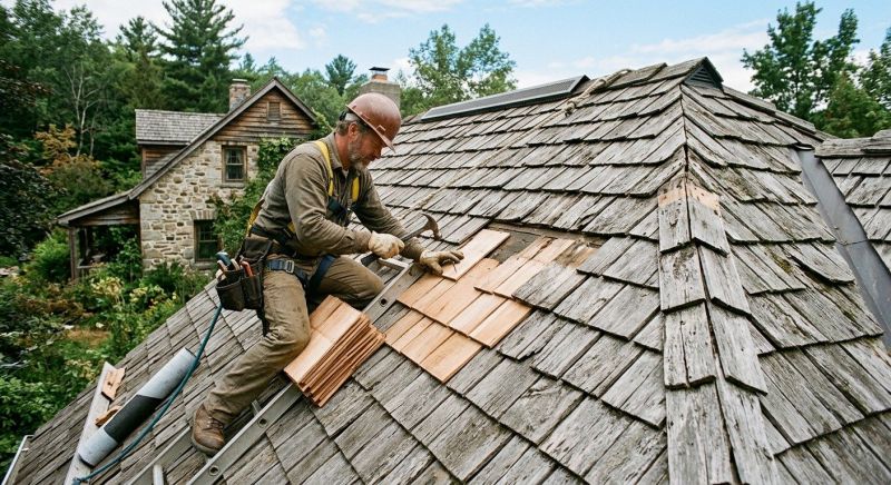 Wood Shake Roof Repair in Glen Mills, PA