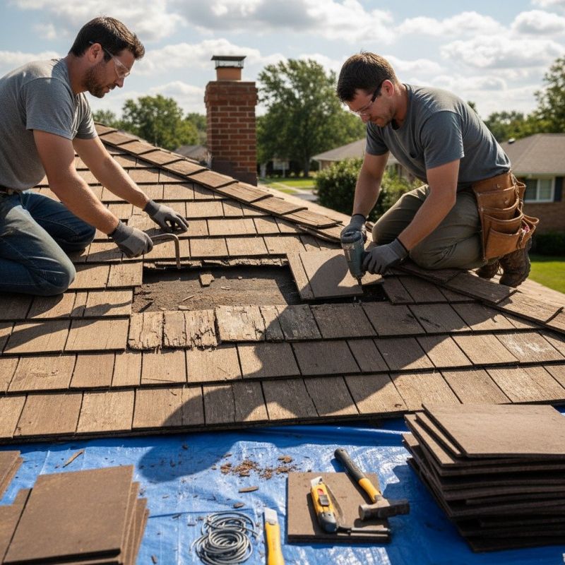 Wood Shake Roof Repair in Glen Mills, PA