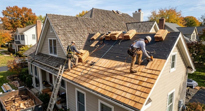 Wood Shake Roof Replacement in Audubon, NJ