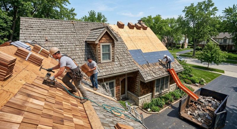 Wood Shake Roof Replacement in Haddon Heights, NJ