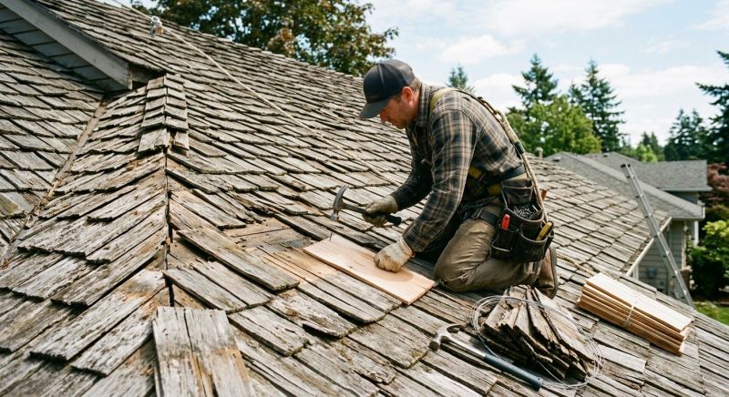 Wood Shingles Repair in Hainesport, NJ