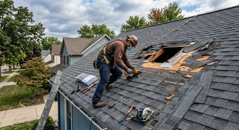 Roof Damage Repair in Camden County, NJ